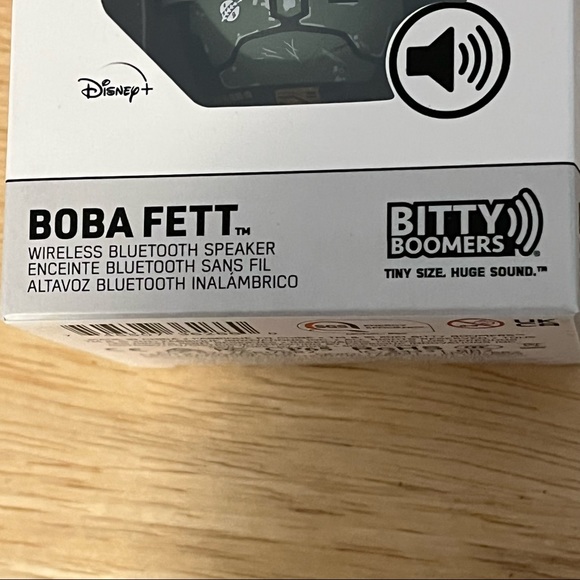 NIB Star Wars Boba Fett Bitty Boomers Disney+ Wireless Bluetooth Speaker - Picture 15 of 16